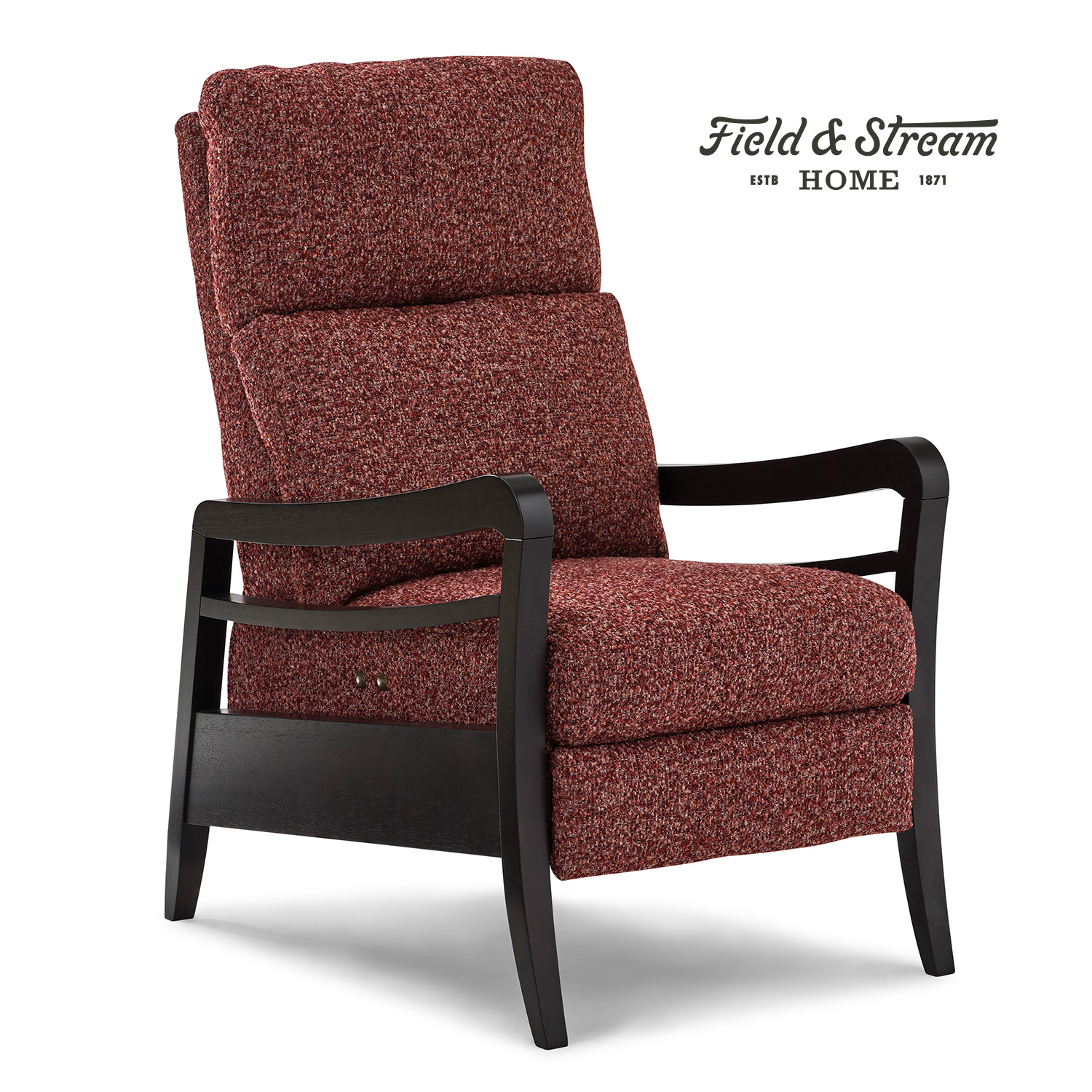 Ryberson - Modern High Leg Recliner - Dark Walnut - 3L00DW 3L00DW