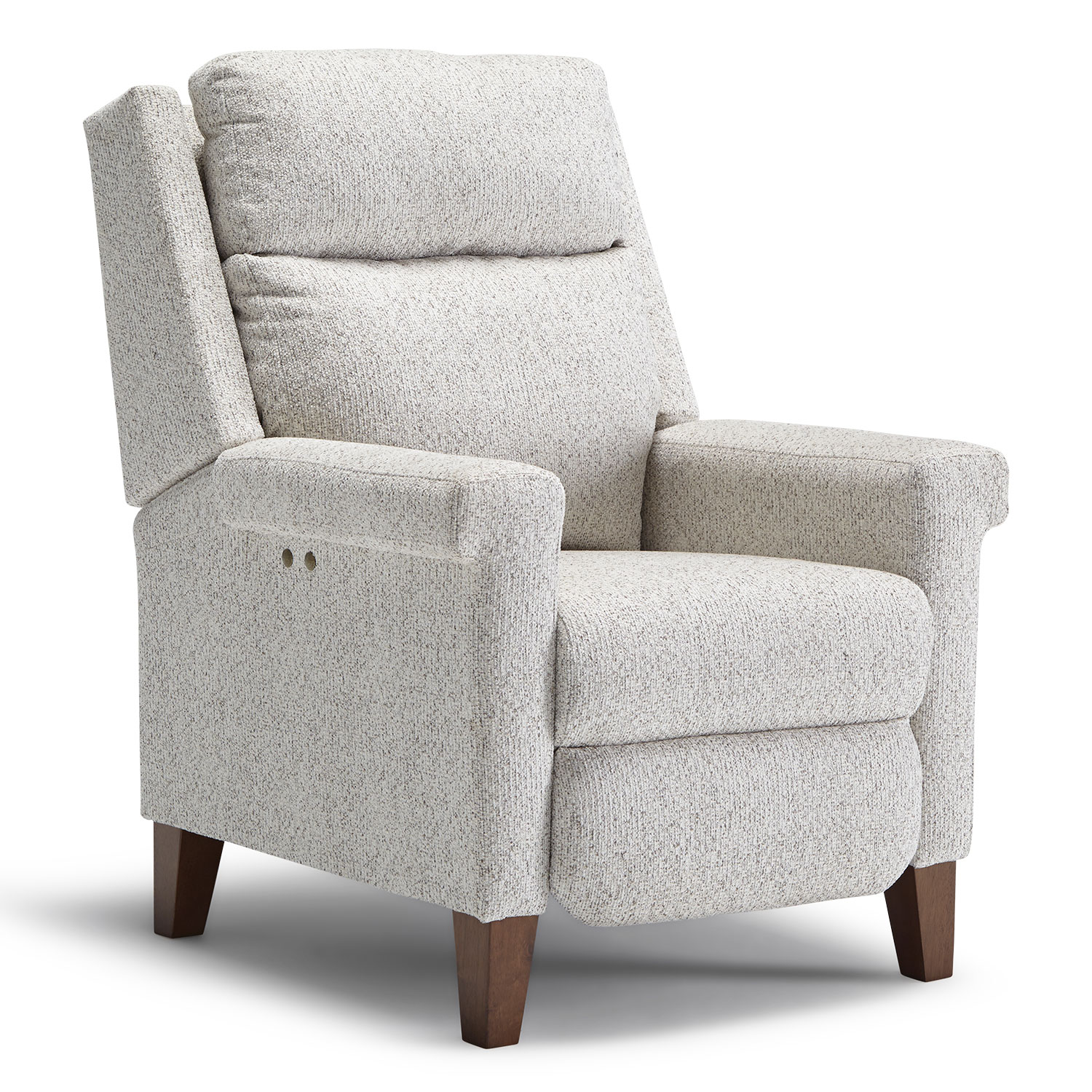 Prima - High-leg Recliner - Dark Walnut - 3LP40DW 3LP40DW