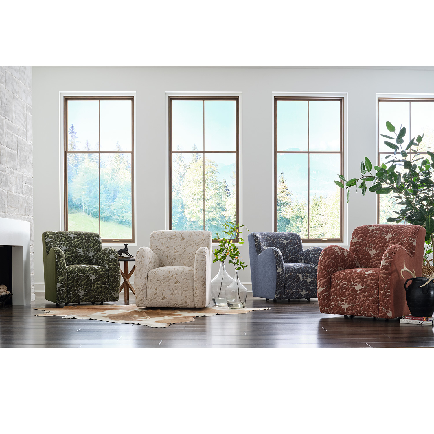Mysa - Modern 360° Swivel Chair - 4008MF 4008MF