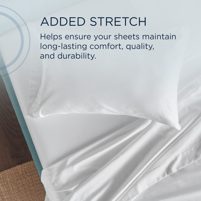 TEMPUR Classic Cotton Sheet Set White 40100140