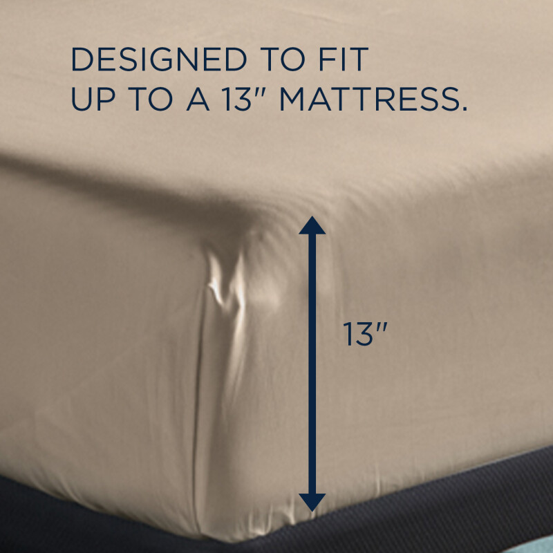 TEMPUR Classic Cotton Sheet Set Sandstone 40100230