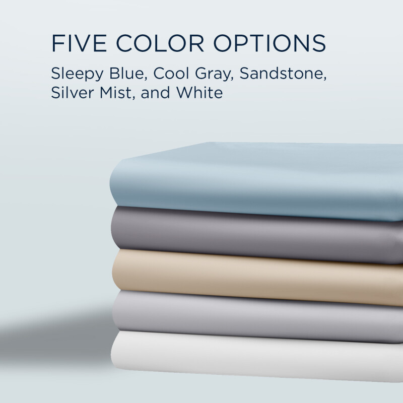 TEMPUR Classic Cotton Sheet Set Sleepy Blue 40100351