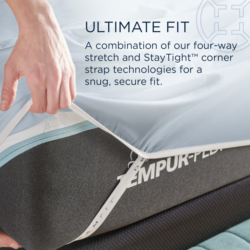 TEMPUR Classic Cotton Sheet Set Sleepy Blue 40100351