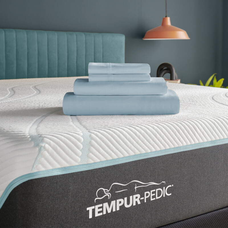 TEMPUR Classic Cotton Sheet Set Sleepy Blue 40100361