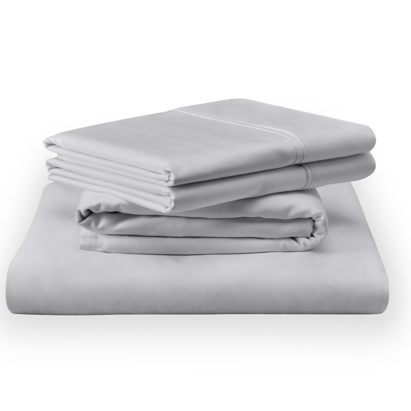 TEMPUR Classic Cotton Sheet Set Sleepy Silver Mist 40100451