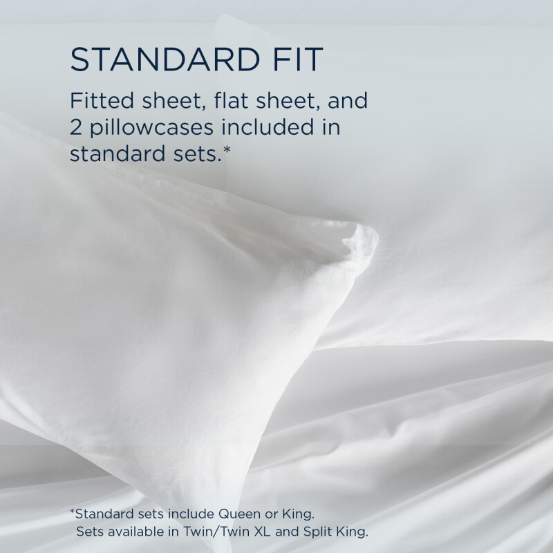 TEMPUR Classic Cotton Sheet Set Cool Gray 40100532