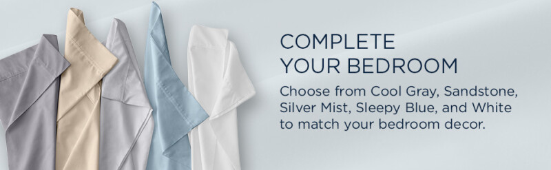 TEMPUR Classic Cotton Sheet Set Cool Gray 40100532
