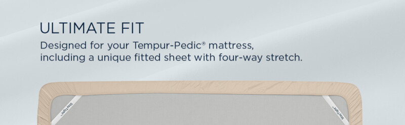 TEMPUR Classic Cotton Sheet Set Cool Gray 40100532