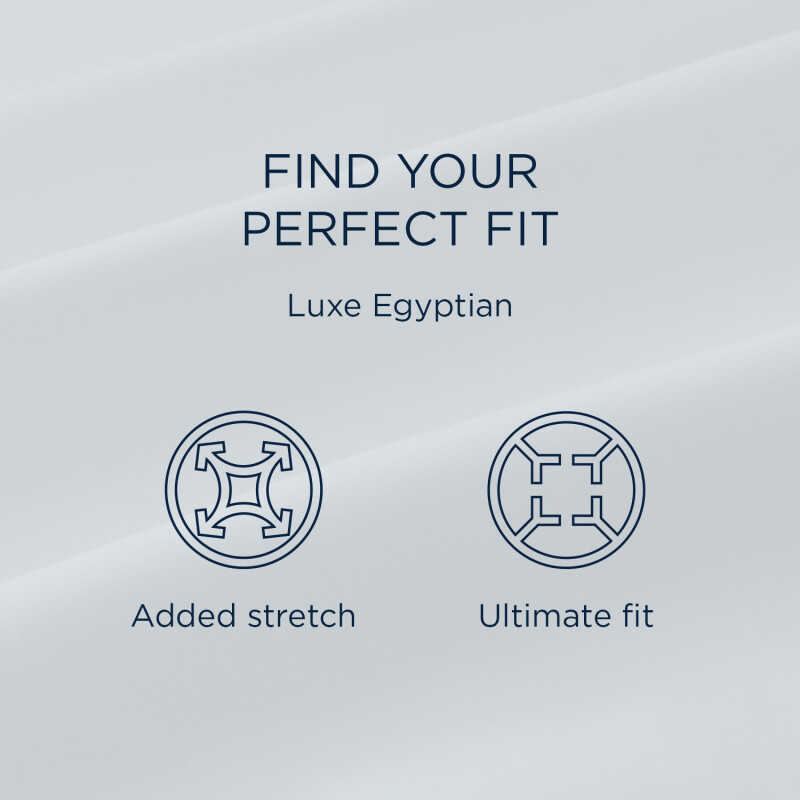 TEMPUR Luxe Egyptian Cotton Sheet Set White 40101140