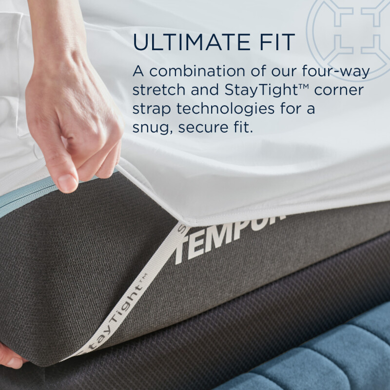 TEMPUR Luxe Egyptian Cotton Sheet Set White 40101161
