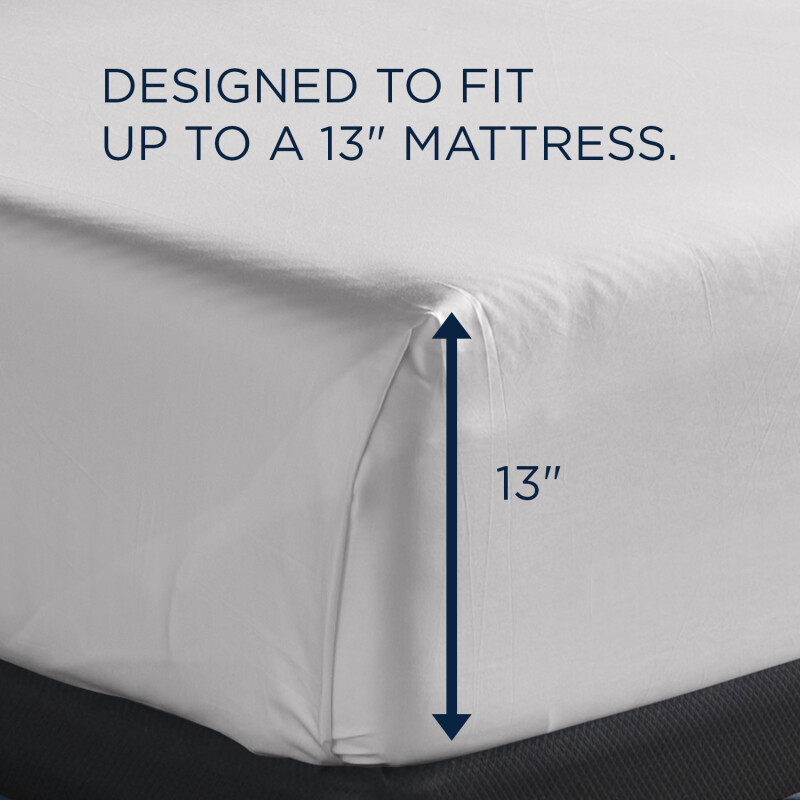 TEMPUR Luxe Egyptian Cotton Sheet Set White 40101193