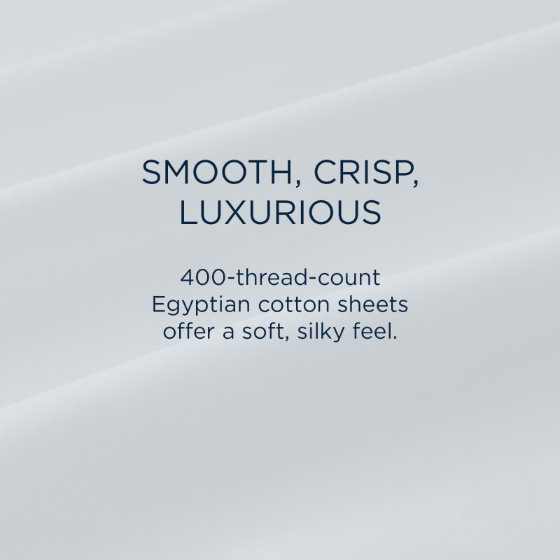 TEMPUR Luxe Egyptian Cotton Sheet Set Sleepy Blue 40101362