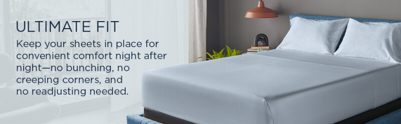 TEMPUR Luxe Egyptian Cotton Sheet Set Cool Gray 40101530