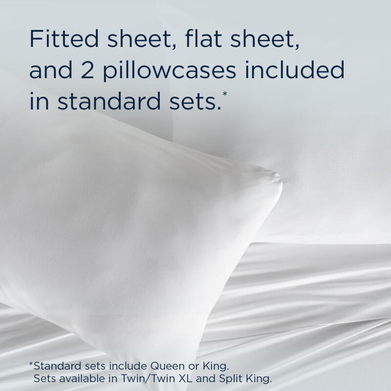 TEMPUR Rayon from Bamboo Sheet Set White 40102193