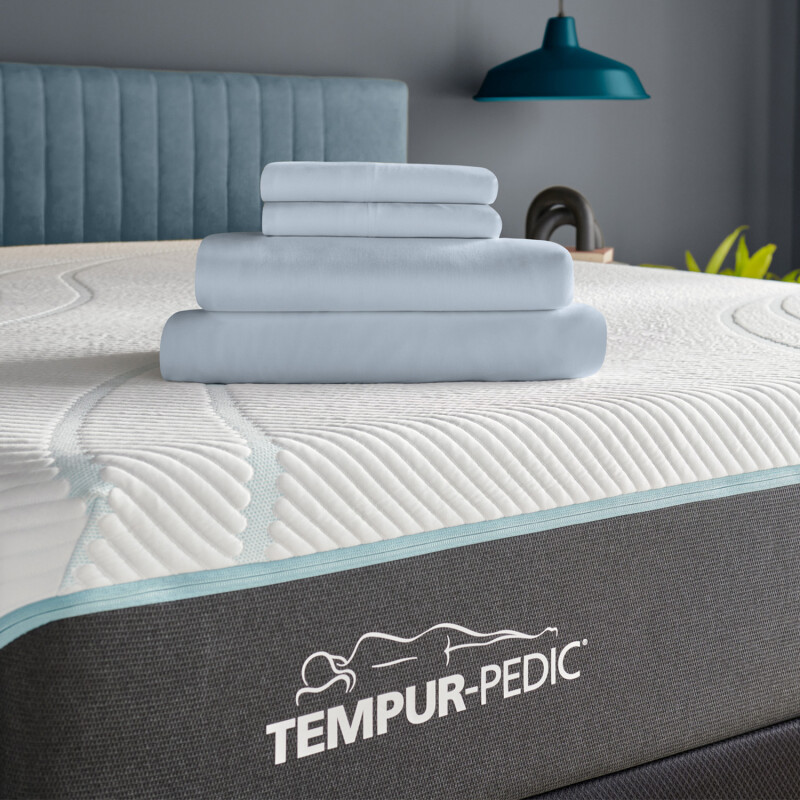 TEMPUR Rayon from Bamboo Sheet Set Sleepy Blue 40102330