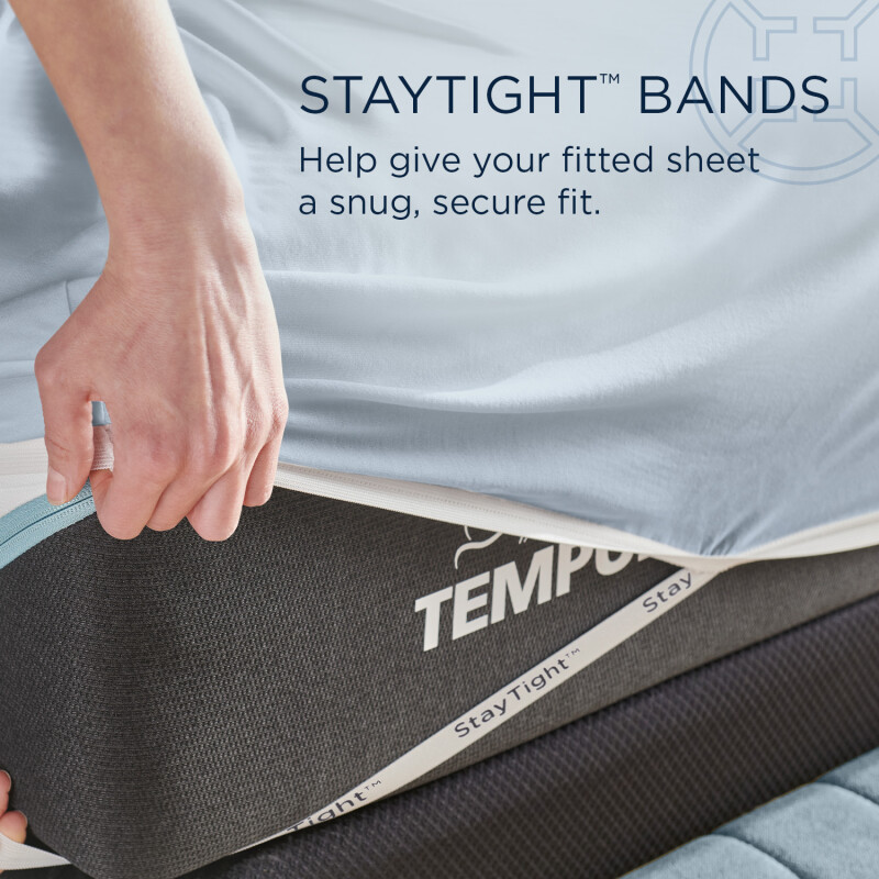 TEMPUR Rayon from Bamboo Sheet Set Sleepy Blue 40102330