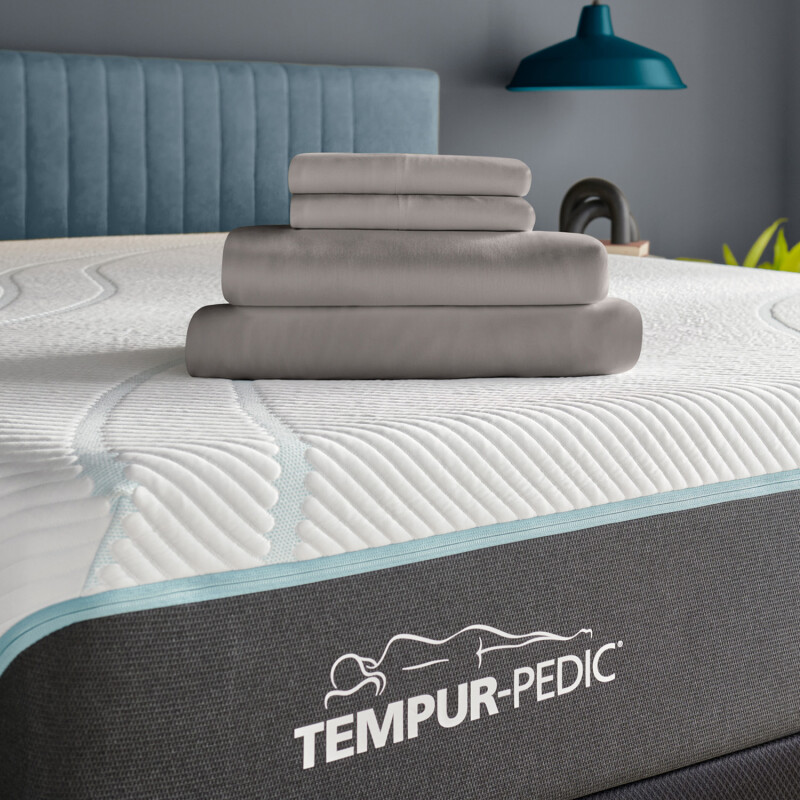 TEMPUR Rayon from Bamboo Sheet Set Cool Gray 40102432