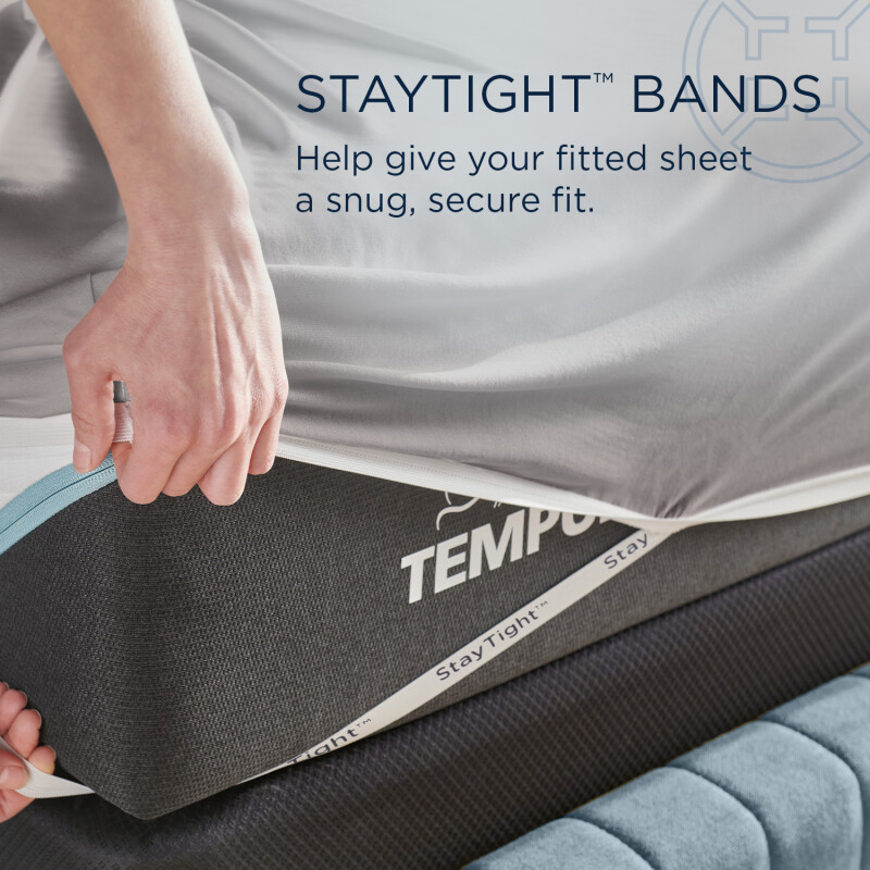 TEMPUR Rayon from Bamboo Sheet Set Cool Gray 40102440