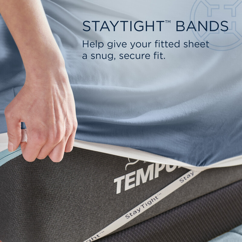TEMPUR Rayon from Bamboo Sheet Set Vintage Indigo 40102532