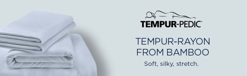 TEMPUR Rayon from Bamboo Sheet Set Vintage Indigo 40102540