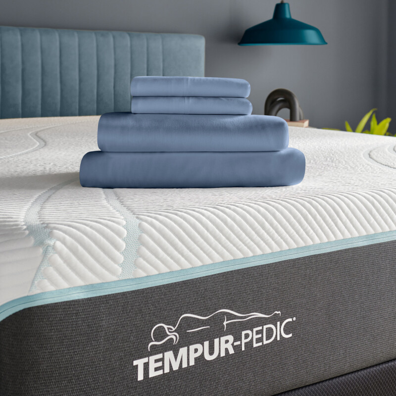 TEMPUR Rayon from Bamboo Sheet Set Vintage Indigo 40102593