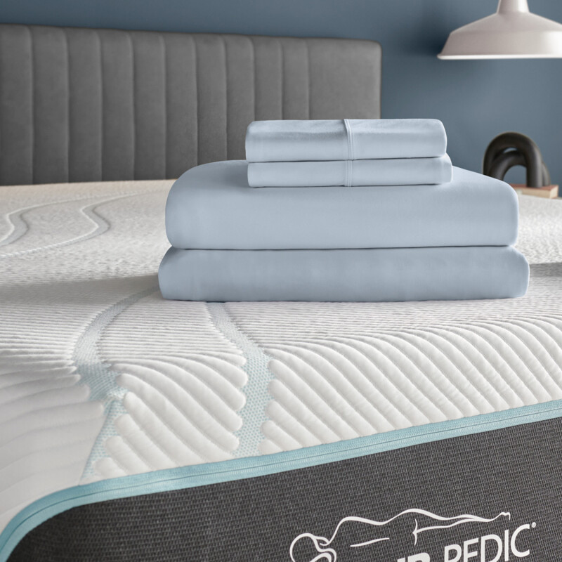 TEMPUR breeze cooling Sheet Set Sleepy Blue 40103251