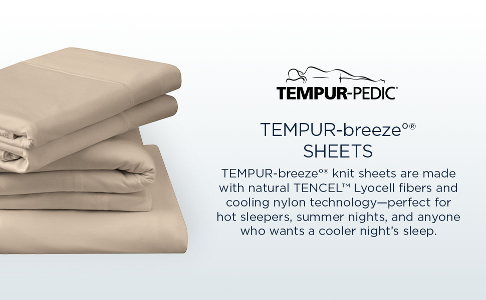 TEMPUR breeze cooling Sheet Set White 4010336K