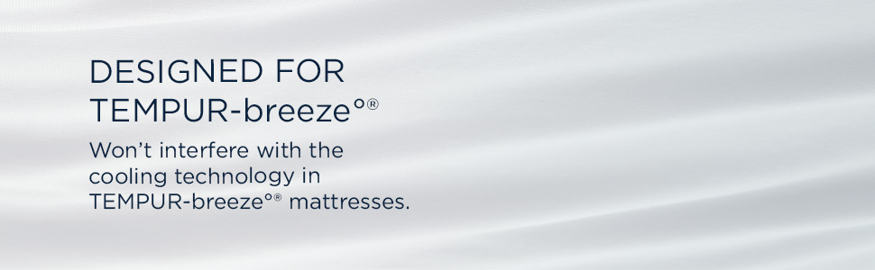 TEMPUR breeze cooling Sheet Set White 4010336K