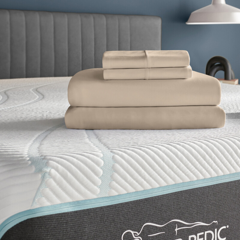 TEMPUR breeze cooling Sheet Set Sandstone 40103493