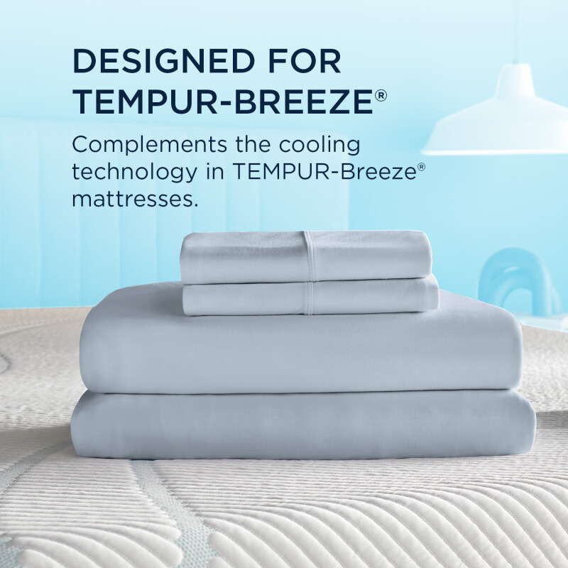 Tempur-Pedic Breeze Pillowcase Set - Sleepy Blue 40109261