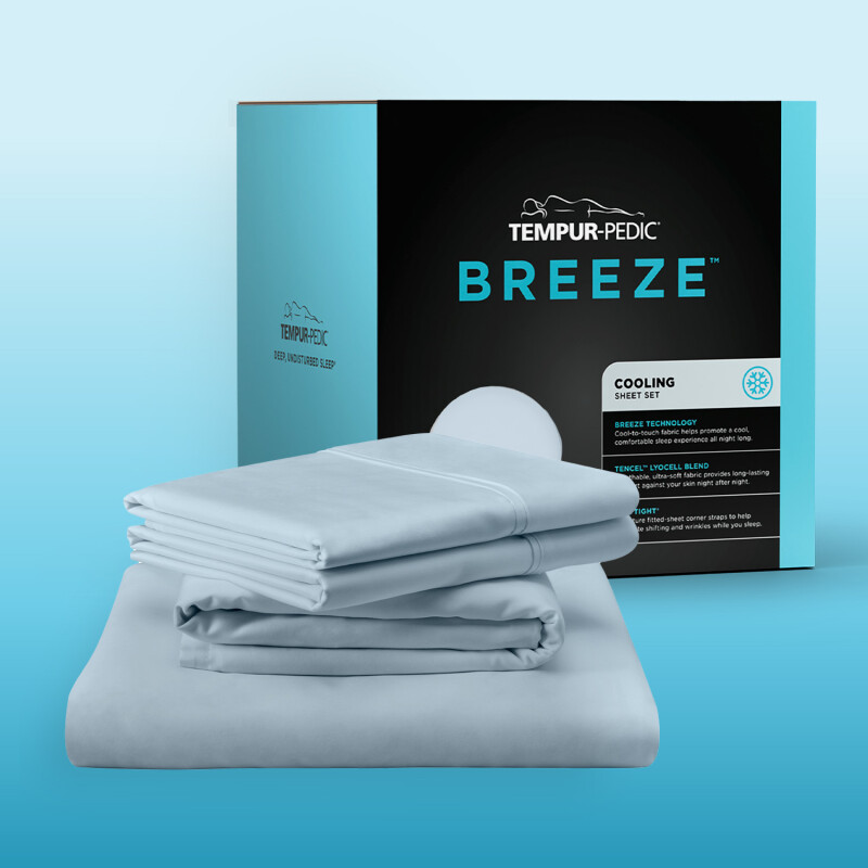 Tempur-Pedic Breeze Pillowcase Set - Sleepy Blue 40109261