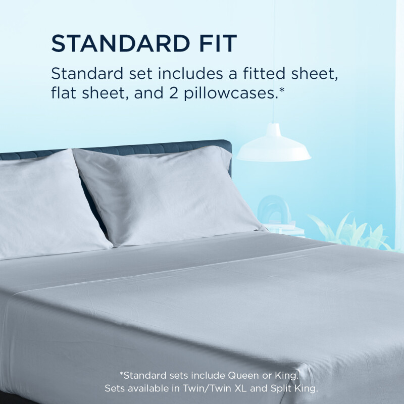Tempur-Pedic Breeze Pillowcase Set - Sleepy Blue 40109261