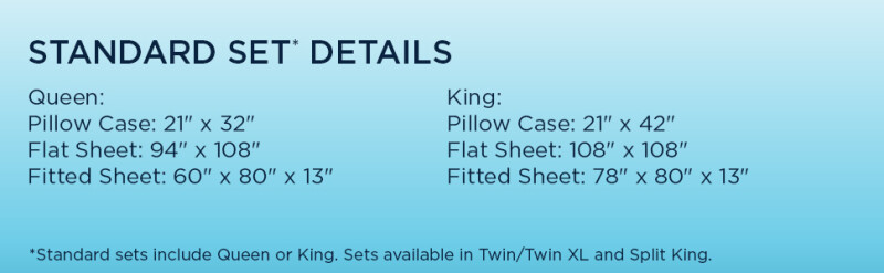 Tempur-Pedic Breeze Pillowcase Set - Sleepy Blue 40109261