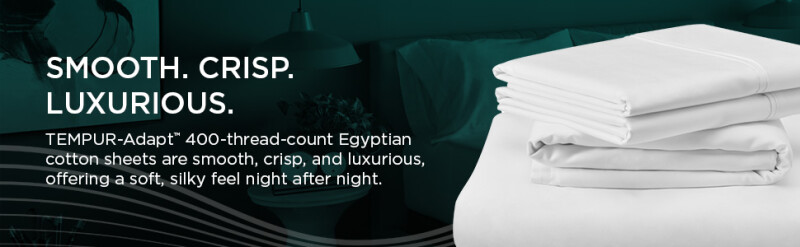 TEMPUR-Adapt Luxe Egyptian Cotton Sheets - White 40119130