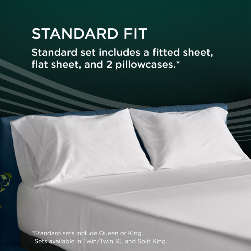 TEMPUR-Adapt Luxe Egyptian Cotton Sheets - White 40119131