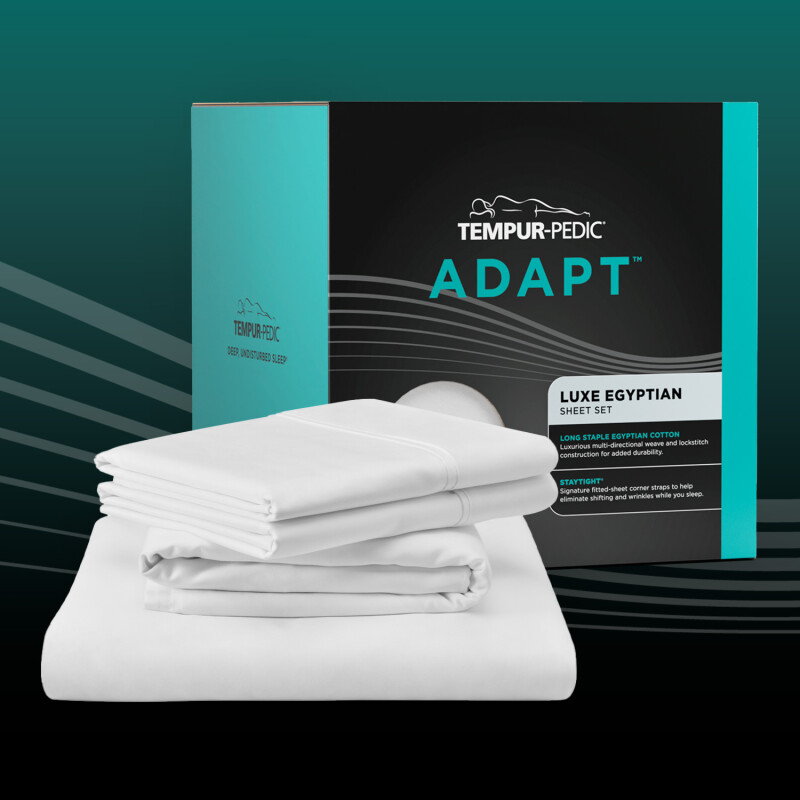 TEMPUR-Adapt Luxe Egyptian Cotton Sheets - White 40119161