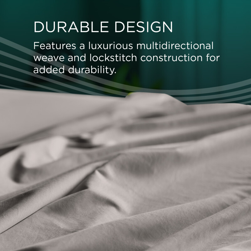 TEMPUR-Adapt Luxe Egyptian Cotton Sheets - Graphite 4011926H