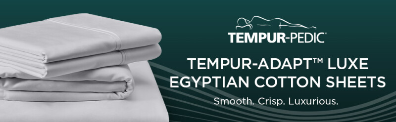 TEMPUR-Adapt Luxe Egyptian Cotton Sheets - Sleepy Blue 40119362