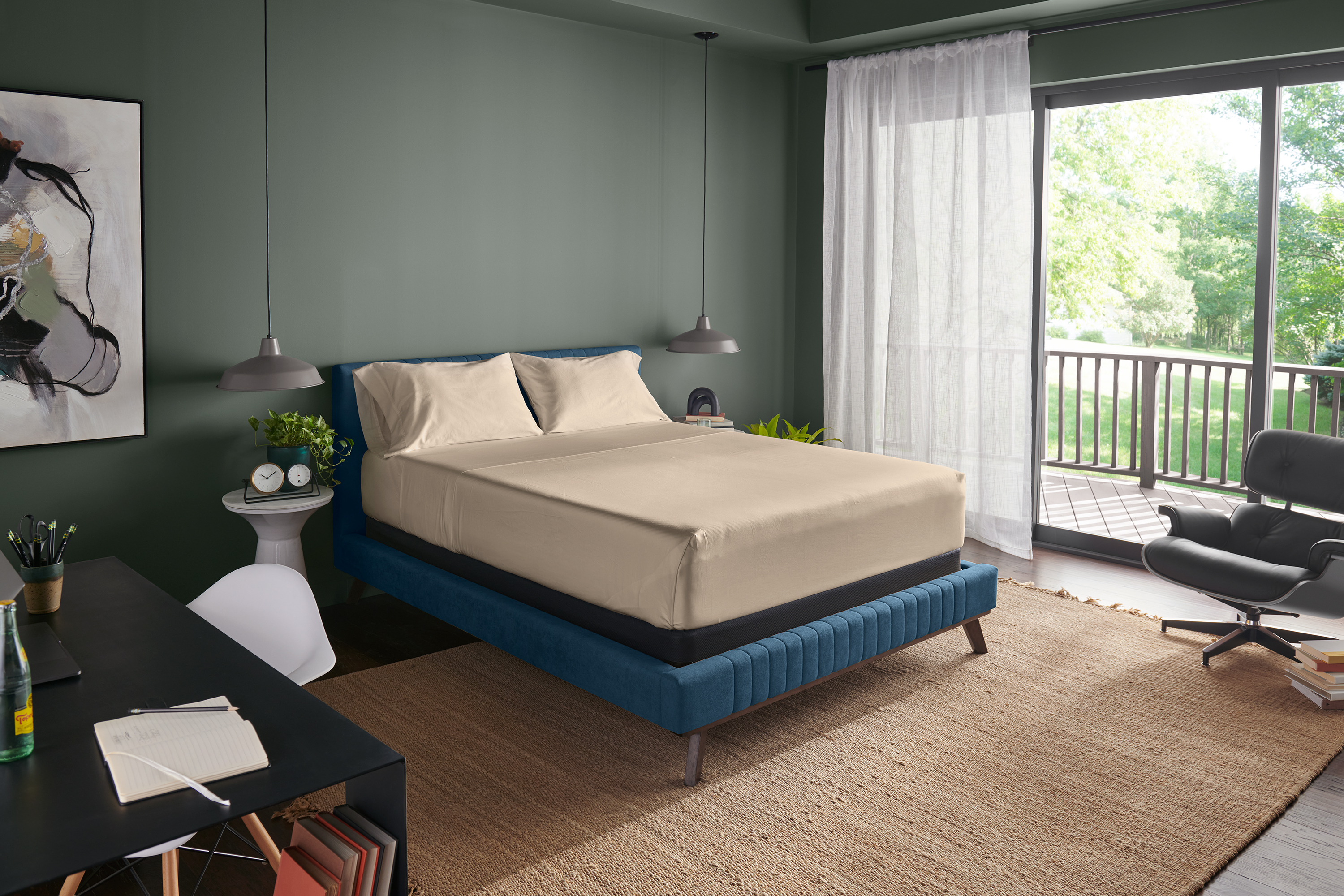 TEMPUR-Adapt Luxe Egyptian Cotton Sheets - Sandstone 4011946H