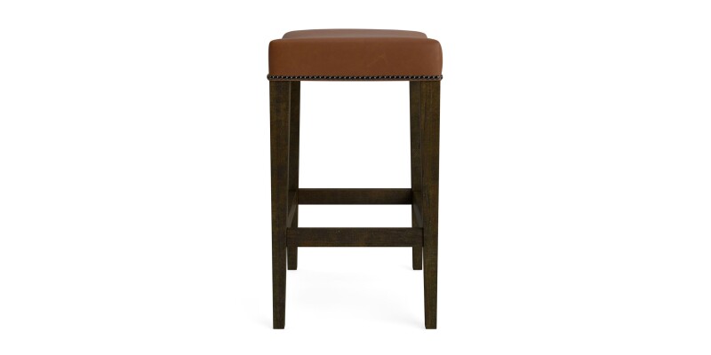 Vail Leather Saddle Counter Stool 40210188L55