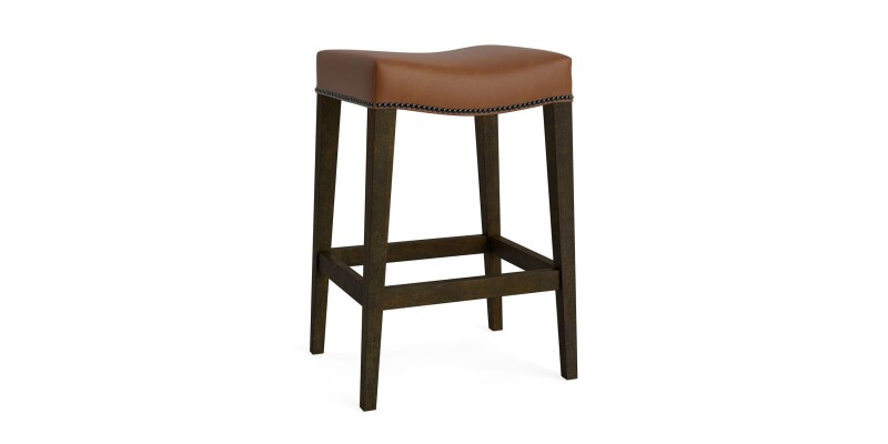 Vail Leather Saddle Counter Stool 40210188L58
