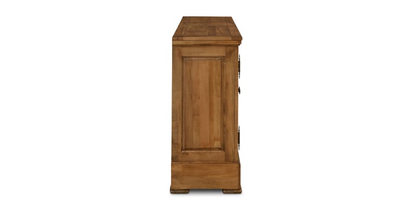 Hawkins Huntboard with Table Leaf Storage 40210309LSFAWNAPMETKNOBL