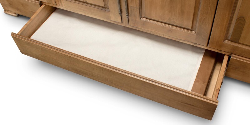 Hawkins Huntboard with Table Leaf Storage 40210309LSGREYLANAPMETKNOBL