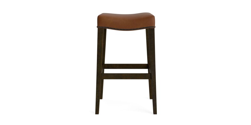 Vail Leather Saddle Bar Stool 40210388L61