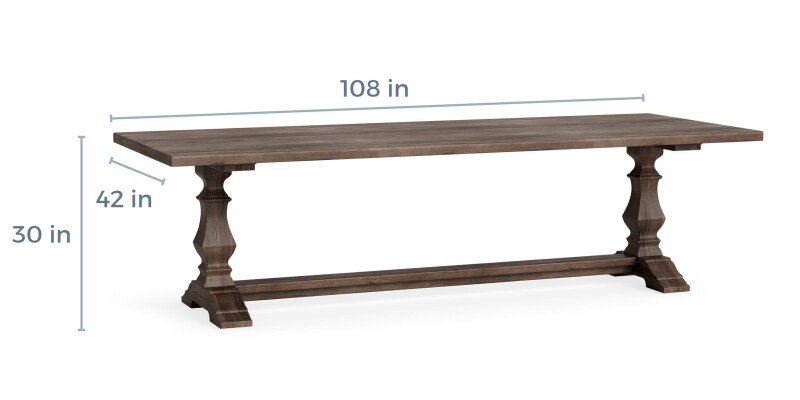 Harvest Rectangle Dining Table 40210842H