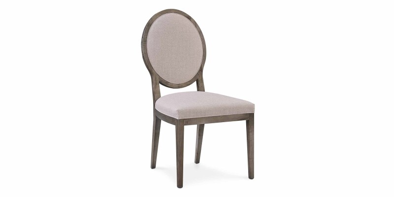 Ostrow Upholstered Dining Chair 40212000RD158058DGREYLAN
