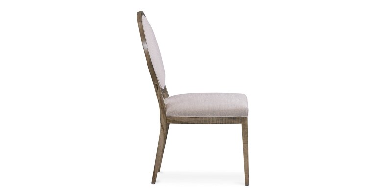 Ostrow Upholstered Dining Chair 40212000RD158058DGREYLAN