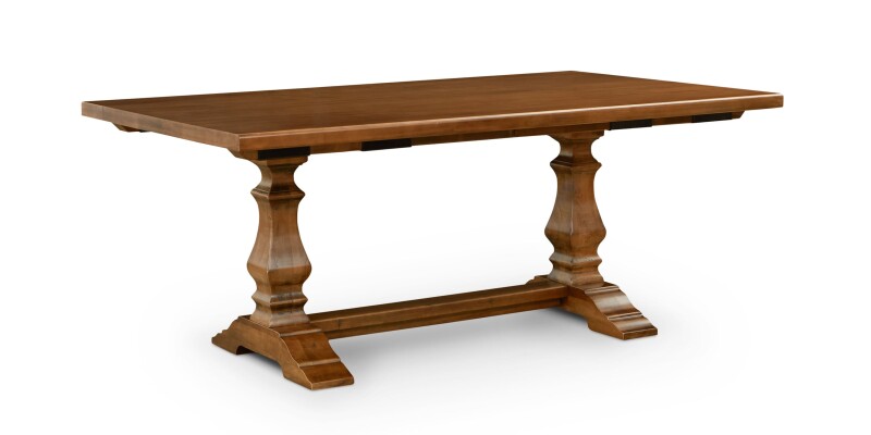 Harvest Dining Table with Extendable Leaves 40217242HEXAUBURN
