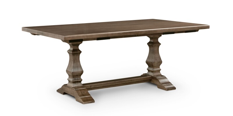 Harvest Dining Table with Extendable Leaves 40217242HEXGREYLAN