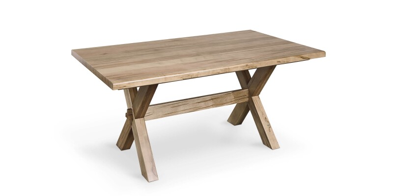 Crossbuck Dining Table with Extendable Leaves 40217242XEXFAWN
